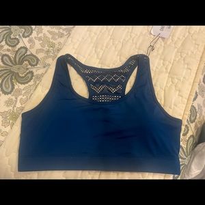 NWT Zyia Active navy bomber bra size XL